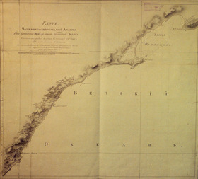Chart of a section of the coast of Northwest America from Fortress Ross to Point Great Bodega