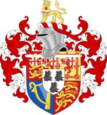 Coat of arms of Alexander Windsor, Earl of Ulster