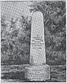 Colonel Crawford Burn Site Monument drawing