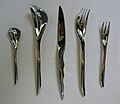 Cutlery designed by Zaha Hadid for company WMF, 2007 N.3