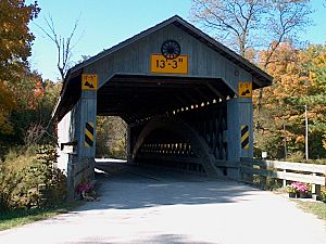 Doyle Road (Ashtabula County, Ohio) Covered Bridge 1.jpg