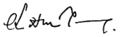 E-signature of CH Tung