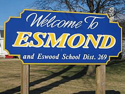 Welcome to Esmond signage