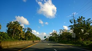 Puerto Rico Highway 30 in Ceiba