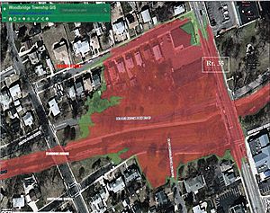 FEMA map flood area