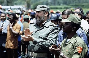 Fidel Castro meets with Mengistu Haile Mariam in Ethiopia (2)