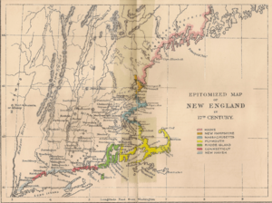 Fiske, Map of Southern New England