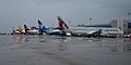 Flights Parked at Calicut Airport