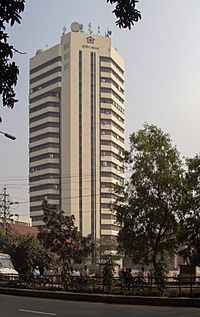 A picture of Grameen Bank situated in Mirpur, Bangladesh