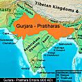 Gurjara Pratihara Empire Around 900 AD