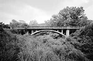 Harp Creek Bridge, Spans Harp Creek at State Highway 7, Harrison vicinity (Newton County, Arkansas)