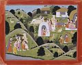 Hermitage of Valmiki, Folio from the "Nadaun" Ramayana (Adventures of Rama) LACMA AC1999.127.45