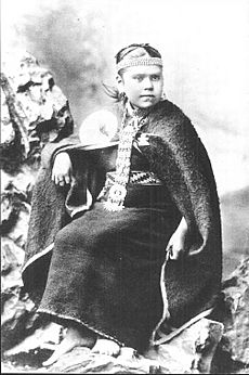 Hija del Cacique Quilprán, en 1868