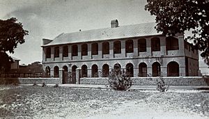 Hospital in Bathurst, Gambia. Photograph, c. 1911. Wellcome V0029237