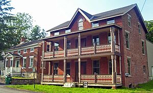 Houses on Main Street, New Hamburg, NY