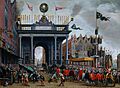 Intocht hertog van Anjou in Antwerpen