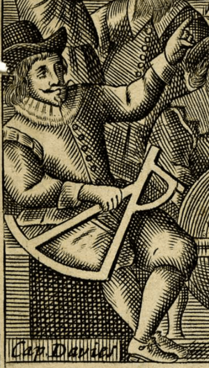 John Davis - detail from The Coasting Pilot title page 1677-1690