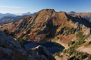 Johnson Mountain and Blue Lake