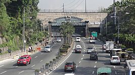 Kalayaan Avenue with makati arch (Makati)(2018-06-04)