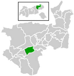 Location within Kufstein district