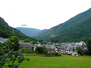 The village of Les, in the Val d'Aran
