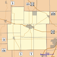 Coesse, Indiana is located in Whitley County, Indiana