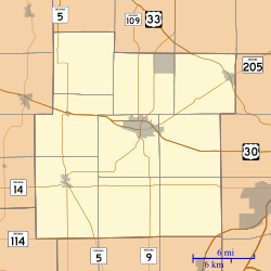 Collamer, Indiana is located in Whitley County, Indiana