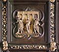 Lorenzo ghiberti e aiuti, porta nord del battistero di firenze, cornici, 15 flagellazione