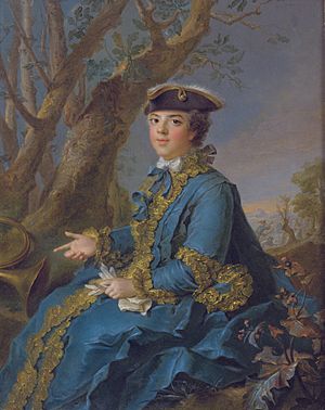 Marie Louise Elisabeth De France, Duchess of Parma by Jean Marc Nattier and Studio