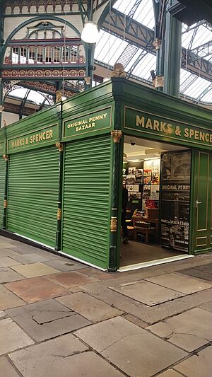 Marks and Spencer Original Stall Leeds Kirkgate Market 2023
