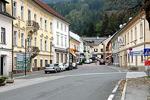 Main street in Mauthen