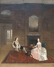 Mr. and Mrs. Richard Bull by Arthur Devis, 1747