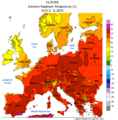 NWS-NOAA Europe Extreme maximum temperature AUG 02- 08, 2015