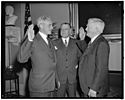 New Republican Senator from Vermont takes oath. Washington, D.C., July 1. Senator Ernest W. Gibson, Jr., was today sworn in as a Republican member of the upper house of Congress to fill the LCCN2016877805