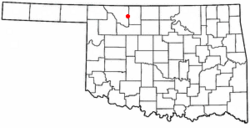 Location of Dacoma, Oklahoma
