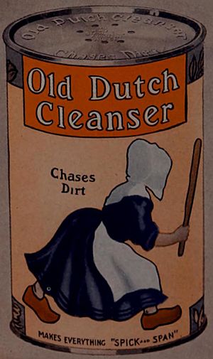 Old Dutch Cleanser in 1913 ad (cropped)
