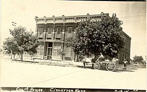 Old Gray County Courthouse Cimarron Kansas 1914