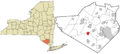 Orange County New York incorporated and unincorporated areas Florida highlighted