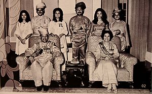 Photo of the royal family after HRH Tuanku Ja'afar was installed as the 10th Yang di-Pertuan Besar of Negeri Sembilan in 1968. The Tuanku Ja'afar Royal Gallery, Seremban