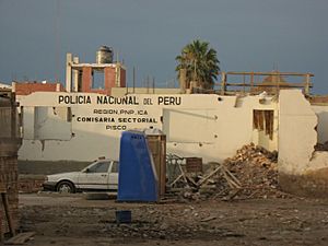 Pisco after the earthquake