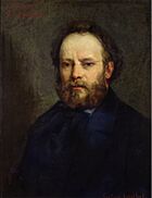 Portrait of Pierre Joseph Proudhon 1865
