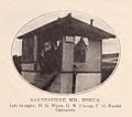 Railroad Tower Barnesville Maryland from Baltimore & Ohio Employes Magazine April 1914 Vol 02 No 07 Page 89