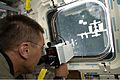Range finding from shuttle to ISS