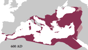 Roman Empire 600 AD