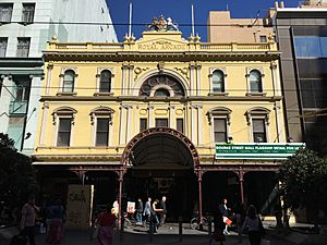 Royal Arcade Melbourne facade