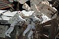 STS-130 EVA1 Robert Behnken and Nicholas Patrick 1