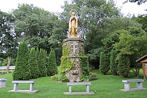 Saint Annes Shrine VT Statue area