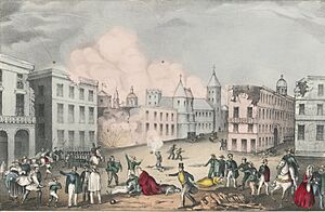 Scene in Vera Cruz during the bombardment, March 25, 1847 LCCN95509314 (cropped)