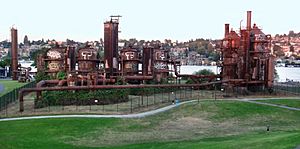 Seattle Gas Works Park old gas plant2013