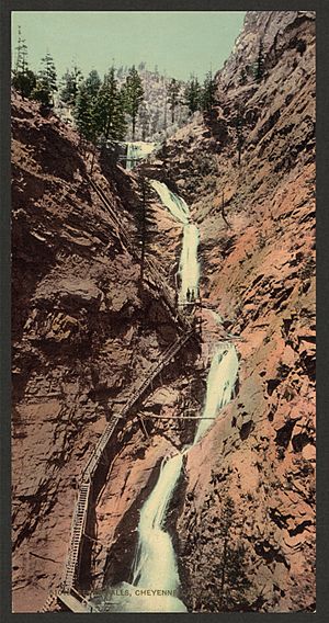 Seven Falls, Cheyenne Canyon, Colorado-LCCN2008678056